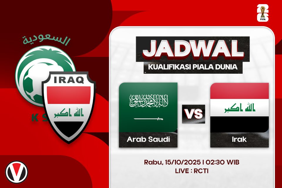 Arab Saudi vs Irak: Prediksi, Jadwal, dan Link Live Streaming