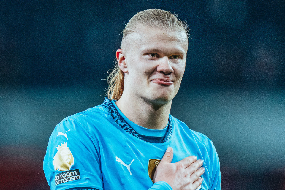 Striker Manchester City, Erling Haaland.