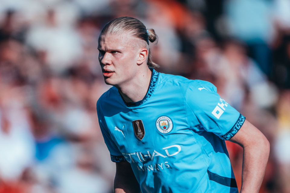 Striker Manchester City, Erling Haaland.