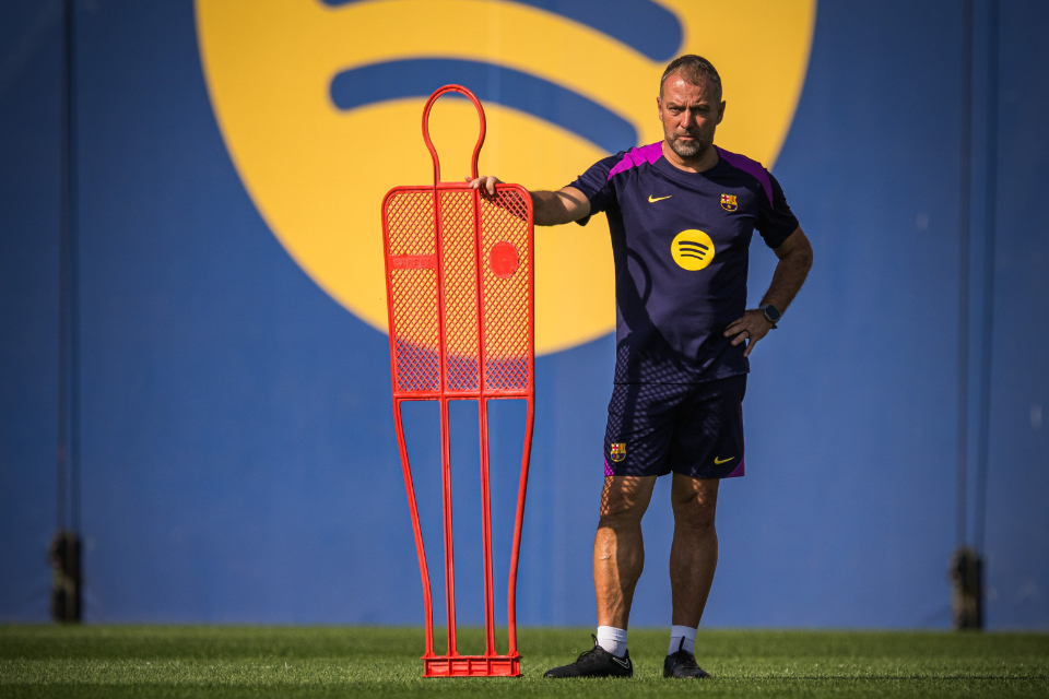 Pelatih kepala Barcelona, Hansi Flick.