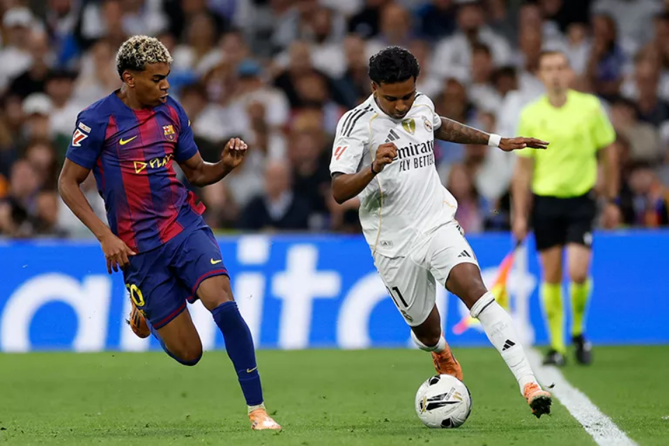 Lamine Yamal dan Rodrygo.