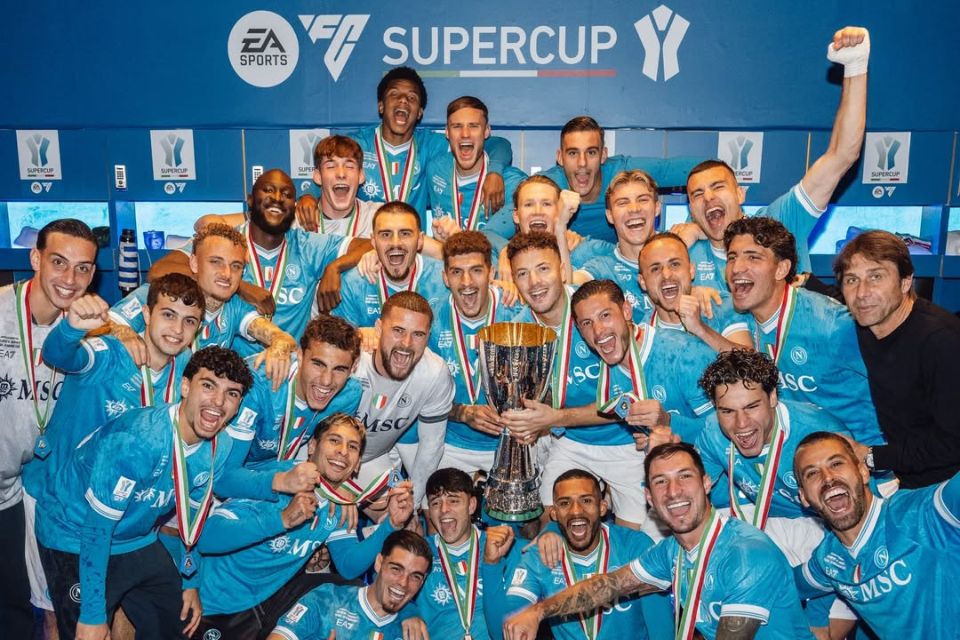 Juara Supercoppa Italiana, Conte Tolak Sebut Napoli Lebih Baik dari Inter dan Milan