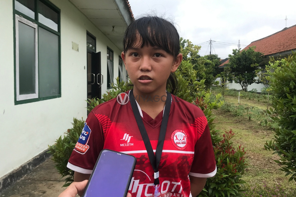 Pemain Timnas Putri U-16 Indonesia, Indira Fatima.