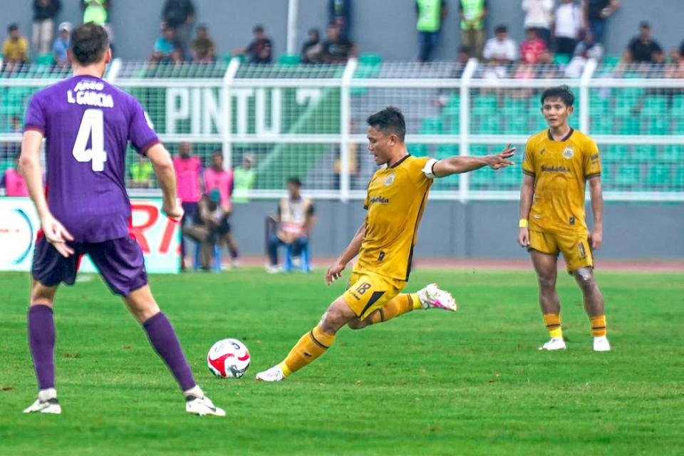 Pemain Pinjaman Bhayangkara FC dari Persib, Dedi Kusnandar.