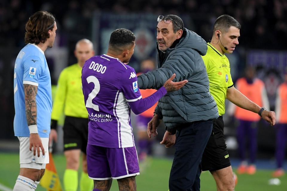 Sarri Lazio Fiorentina