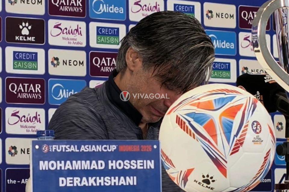 Tangis Pilu Pelatih Iran di Konferensi Pers Jelang Final, Ingat Konflik di Negaranya