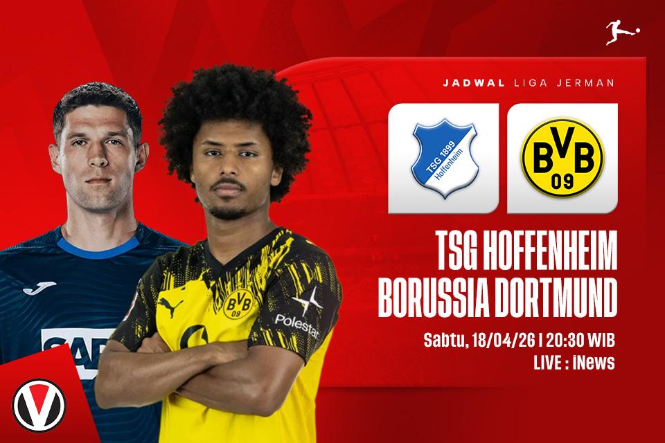 Hoffenheim vs Borussia Dortmund: Prediksi, Jadwal dan Link Live Streaming