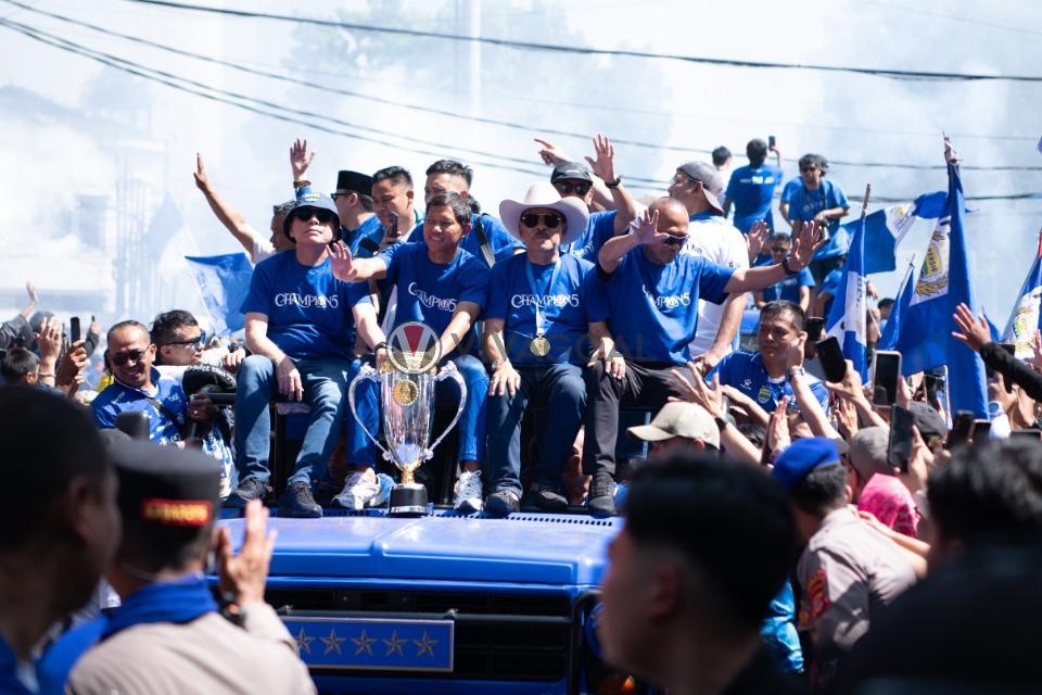 Perayaan Juara Persib di Bandung.