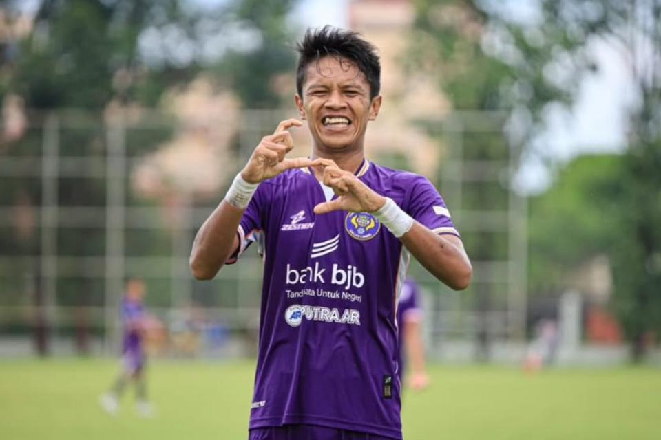 Pemain PSGC Ciamis, Ganjar Kurniawan.