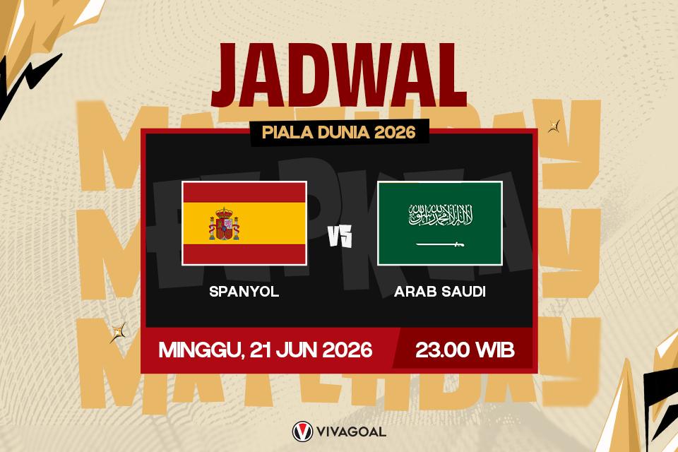 Pertandingan Grup H Antara Spanyol versus Arab Saudi