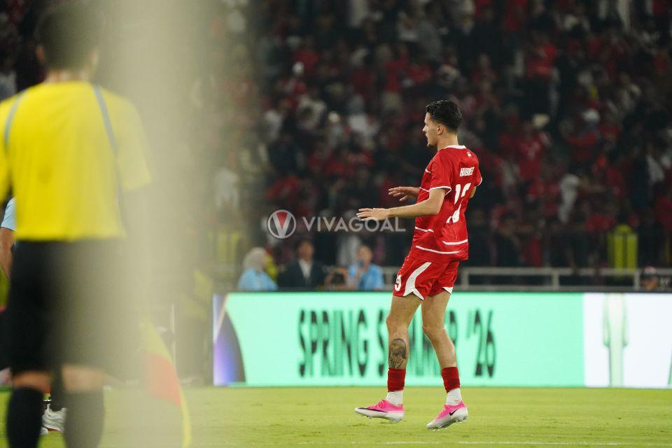 Bek Timnas Indonesia, Justin Hubner, menjalani latihan terpisah jelang laga melawan Timnas Mozambik, Senin (8/6) sore WIB
