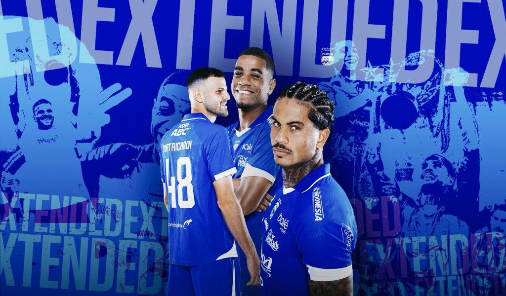 Tiga punggawa Persib, Ramon Tanque, Uilliam Barros, dan Patricio Matricardi Sepakat Perpanjang Kontrak Sampai 2028.