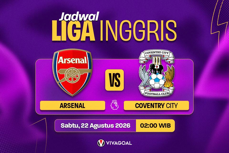 Arsenal vs Coventry City: Prediksi, Jadwal dan Link Live Streaming