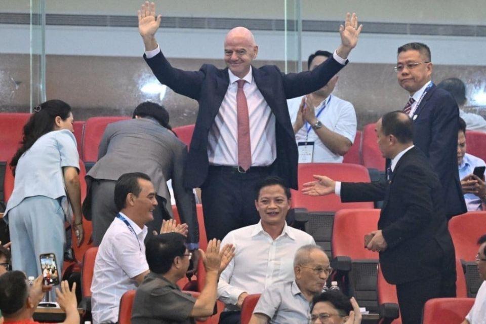 Erick Thohir dan Presiden FIFA Nonton Langsung Final Piala AFF 2026