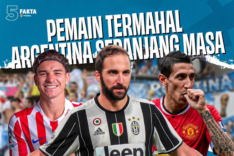 5 Fakta Pemain Termahal Argentina Sepanjang Masa