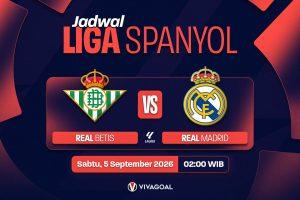 Real Betis vs Real Madrid: Menuju Kemenangan Kelima Los Blancos?