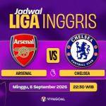 Arsenal vs Chelsea: Misi Dua Tim London Naik ke Puncak Klasemen