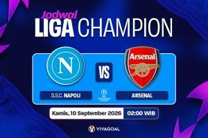 Napoli vs Arsenal: Laju Gunners Bakal Tersendat?