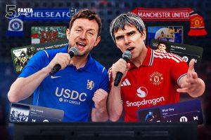 5 Fakta Musisi yang Mengidolai Chelsea dan Manchester United